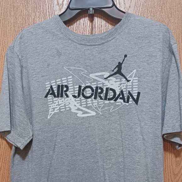 3 Jordan (T-Shirts)-(1 Orange/2 Gray)-(Pre-owned)-(Worn Condition)-(Size L)-$25 - Picture 5 of 9